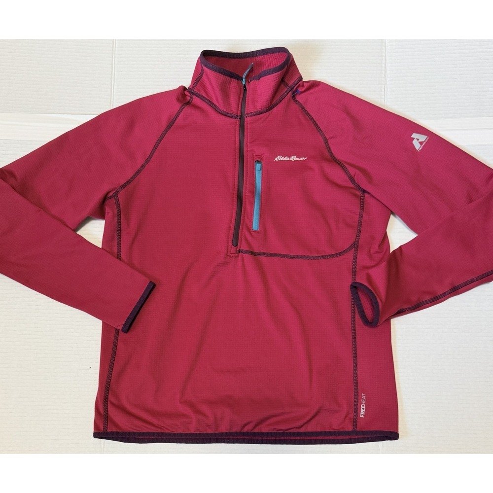 EDDIE BAUER First Ascent - Women's High Route Grid Fleece 1/4 Zip Pullover - XL